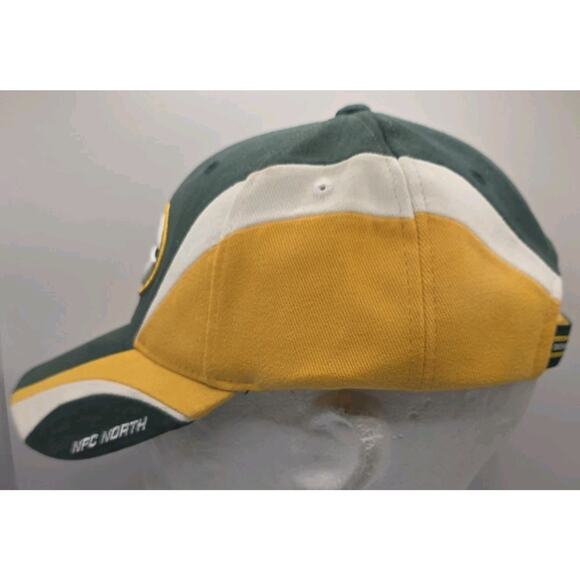 Green Bay Packers Reebok Strapback Cap NFL Football Hat G Logo NFC North NWT - Picture 3 of 11